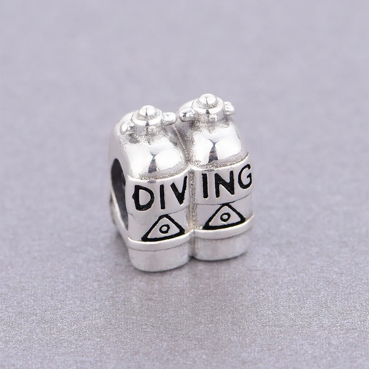 FC Jewelry Fit Original Pan Charm Bracelet 925 Silver Scuba Diver Diving Shoe Oxygen Tube Bead Making For Women Berloque DIY 3