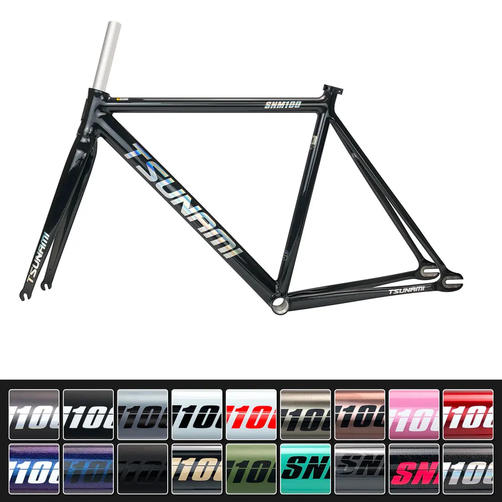 tsunami フレームセット New Colors TSUNAMI SNM 100 Fixed Gear Bicycle Frameset 700C