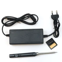 65W Mini Electric Soldering Iron with Adjustable Temperature and Portable Design - EU (SH-BC2)