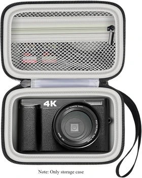 Digital Camera Case Compatible with TEBNGIHNM for Duluvulu for Oiadek for zheozeig for Zostuic for Toiauaha 4K Vlogging Box Only 1