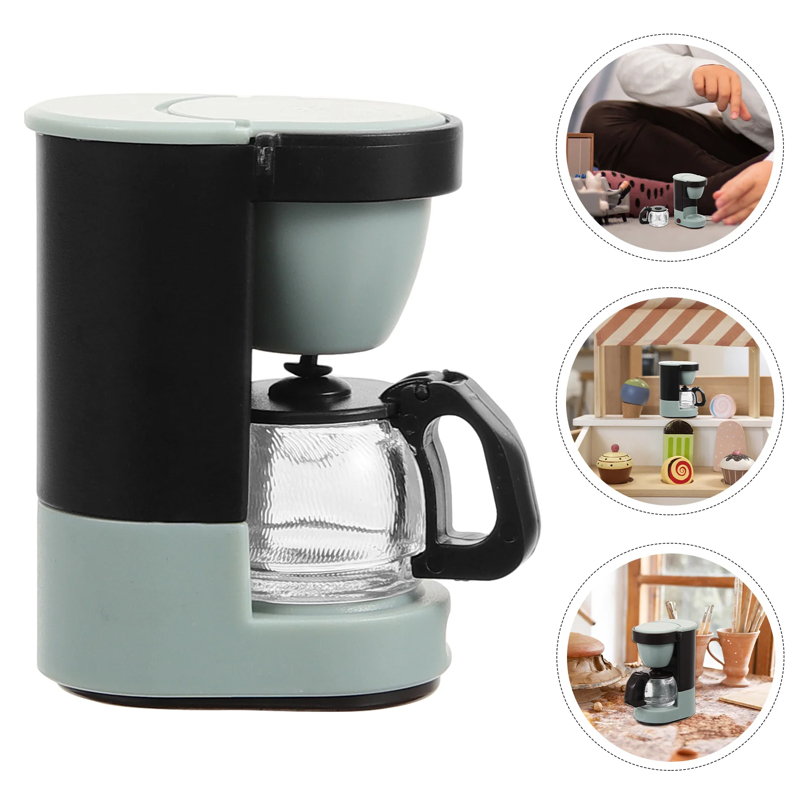 

Dollhouse Coffee Machine Miniatures Maker An Fittings Decor Accessories Makers for Crafts