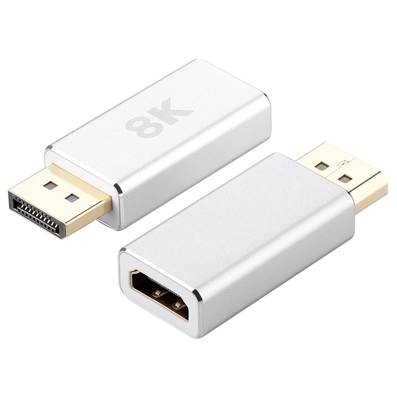 Active Standard DP1.4 To HDMI Compatible 2.1 Adapter, Dp To HDMI