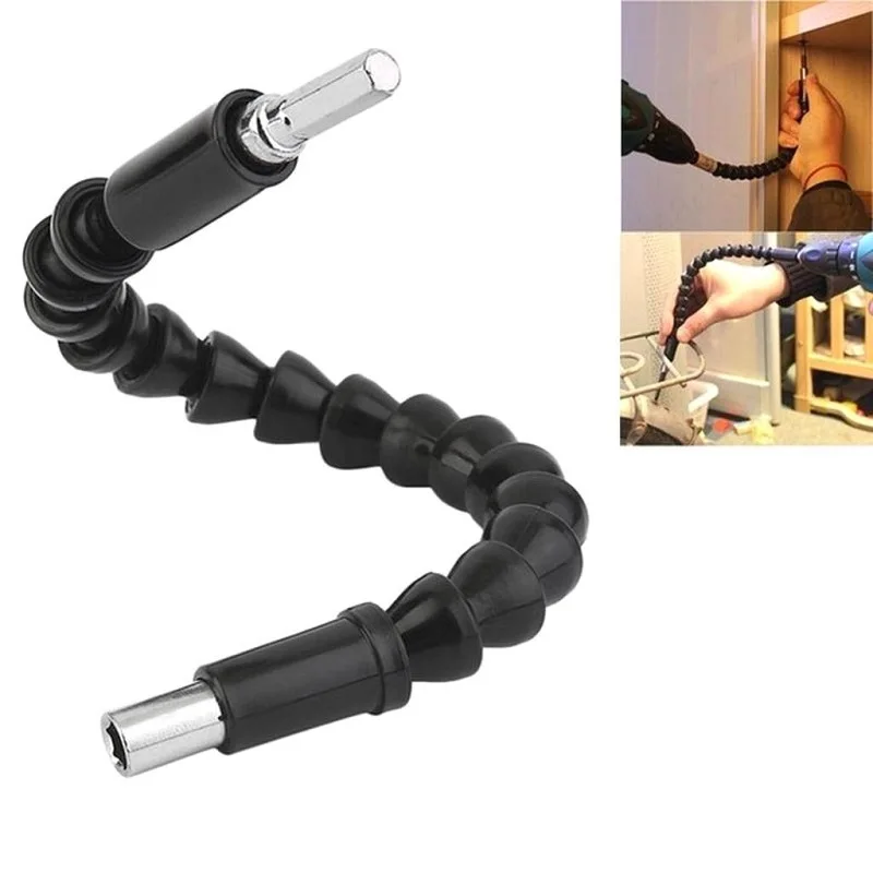 105 Degree Right Angle Drill Adapter Flexible Shaft Extension Bit for Screwdriver Hand Tools Magnetic Bit Socket Power Drill