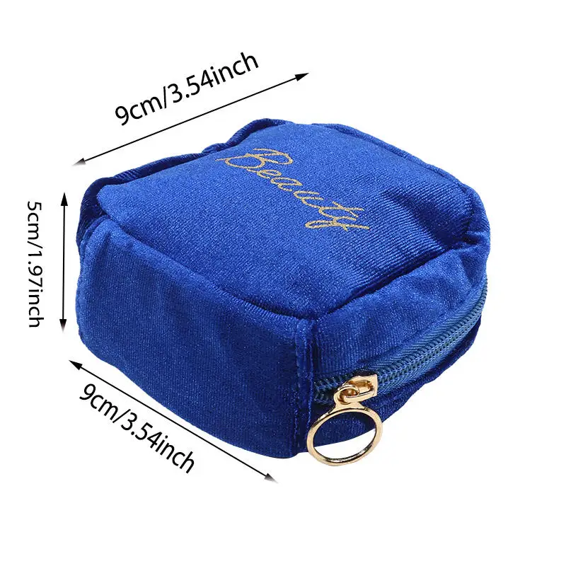 Lipstick Storage Bag Portable Waterproof Makeup Bag Small Handheld Cosmetics Mini Sanitary Pads Change Headphones Eye Drops Case