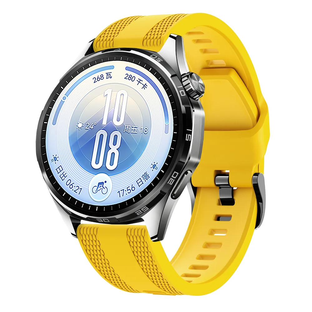 Premium 22mm Silicone Watch Strap - Versatile Fit for Various Garmin Models
