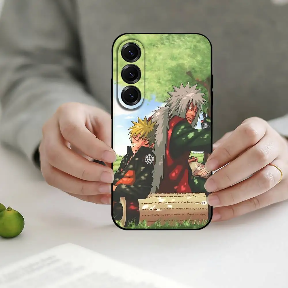 Jiraiya Naruto Soft Black Phone Case
