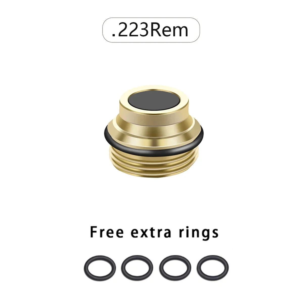 Laser Bullet Training Cartridge Tactical 9mm Laser Bullet Training Cartridge Switch Cover Breech Cover Cap with Rubber Ring for 9x19mm .223Rem .38ACP .38SPL