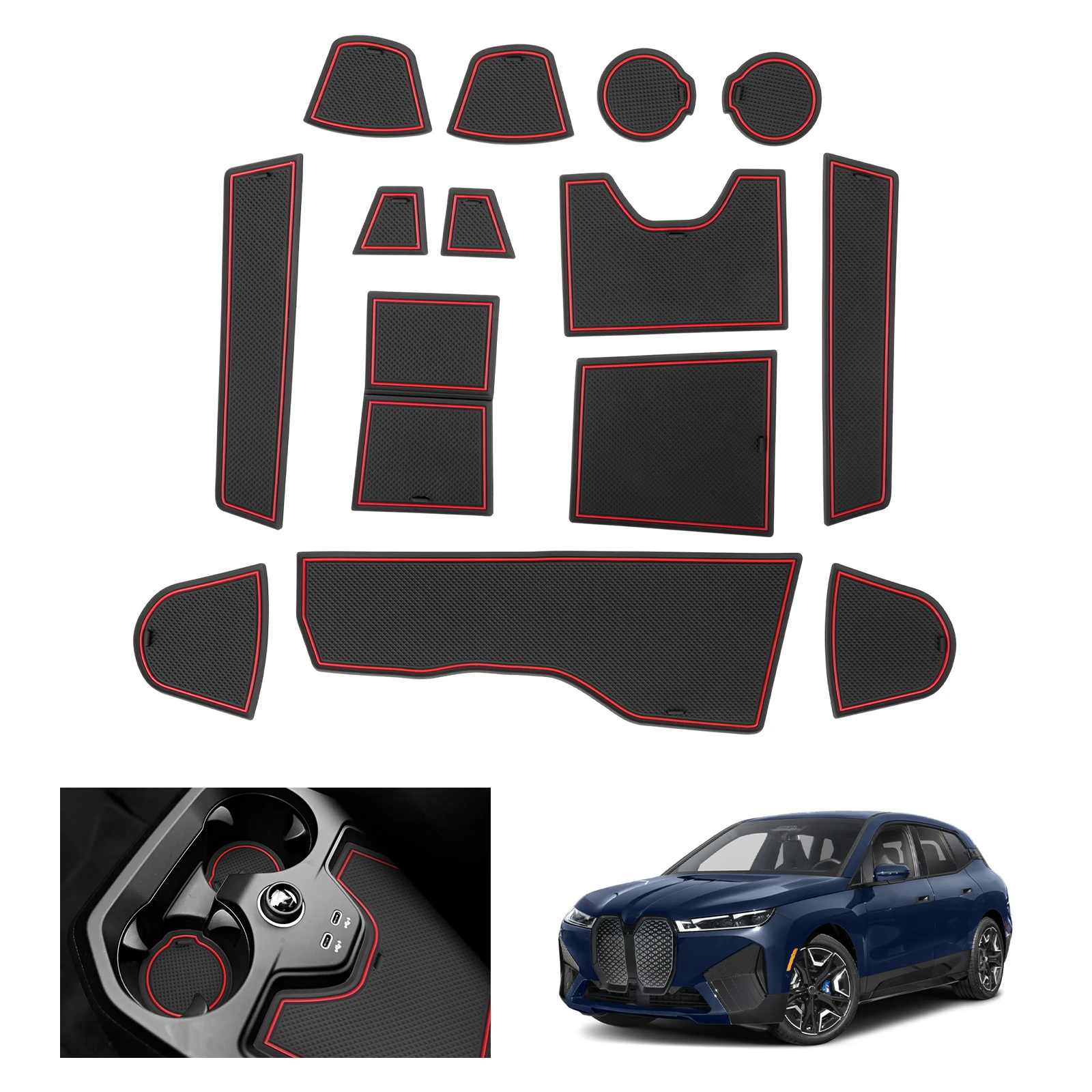CDEFG Compatibel met BMW IX I20 EV 2022 2023 2024 2025 middenconsole