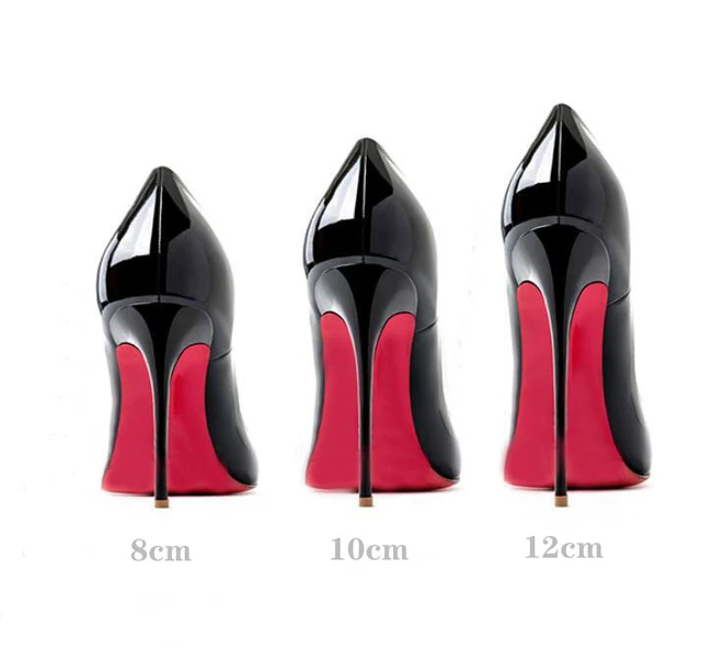 Black High Heel Shoes Red Soles  Women Black Heels Red Bottoms - Women Red  Pumps - Aliexpress