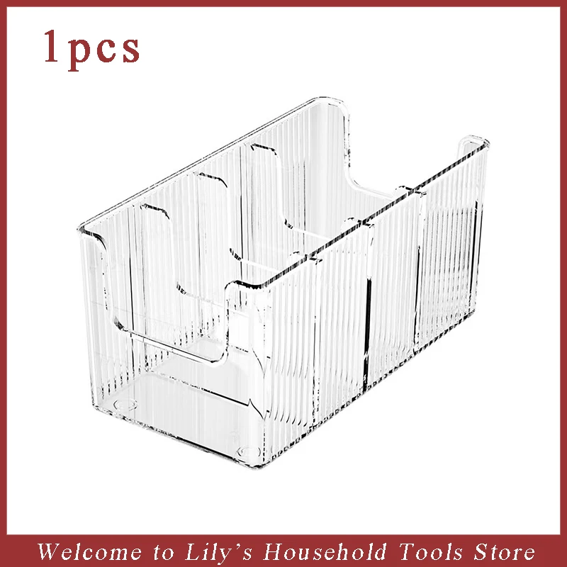 Clear Acrylic Storage Box - Stylish Organizer for Makeup, Vanity, Bathroom, or Kitchen Essentials