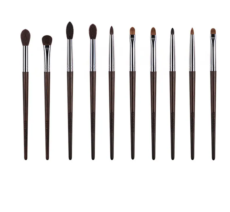 1pc High end Animal Hair Detail Eyeshadow Makeup brushes Highlight Make up brushes Eye Shadow Conceal Ebony Handle pencil beauty