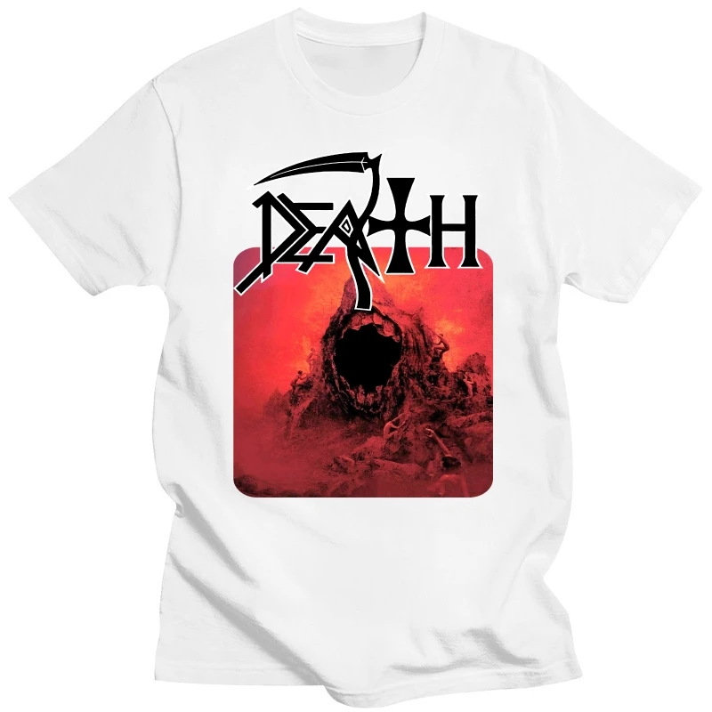 Новинка, дизайнерская мужская металлическая рубашка с надписью Death Sound Of Perseverance, летняя повседневная женская рубашка в стиле Харадзюку