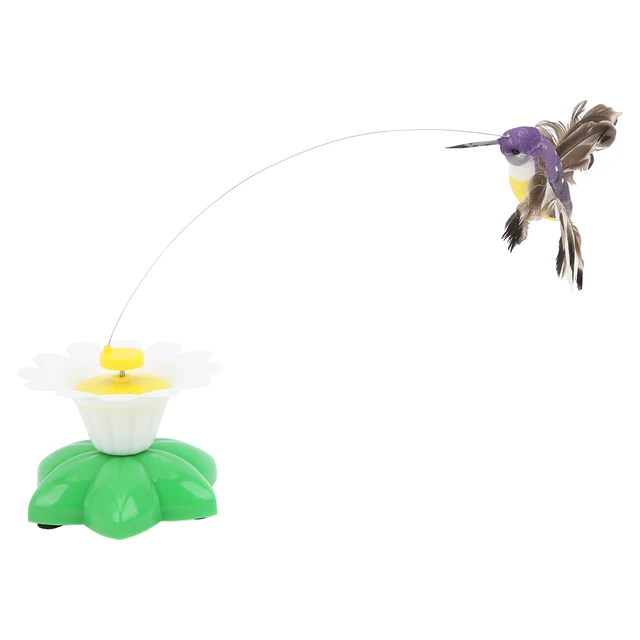 Electric Flying Bird Cat  Electric Flying Bird Cat  Lifelike Flying Movement Interactive Cat Toys for Kitten Small Animals