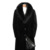 Mid Length Faux Fur Coat Men's Winter Thick Warm Long Sleeve Slim Fur Collar Luxury Brands Jackets Black Fur Coat #5