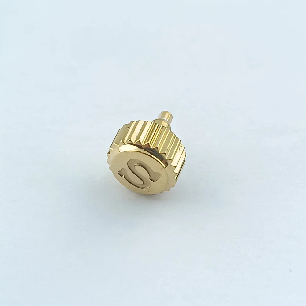 Screw-In Engraved 'S' Replacement Watch Crown for Automatic Movements with Three Style Options