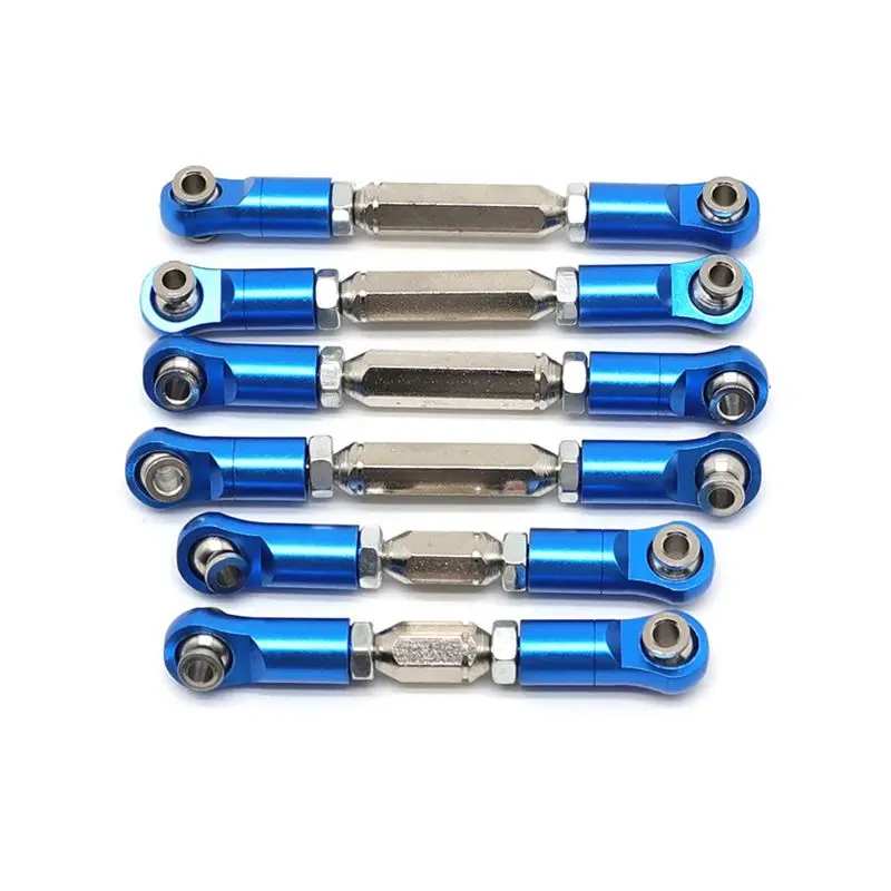 풀 메탈 조절식 타이 로드 턴버클 토우 링크 링키지 세트 (1/10 아르마 센톤 그라나이트 4X4 메가 550 업그레이드 부품용)