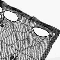 Foil Fringe Curtain Goth Clothes Fireplace Decor Mantelpiece Child Ghost Spider 2