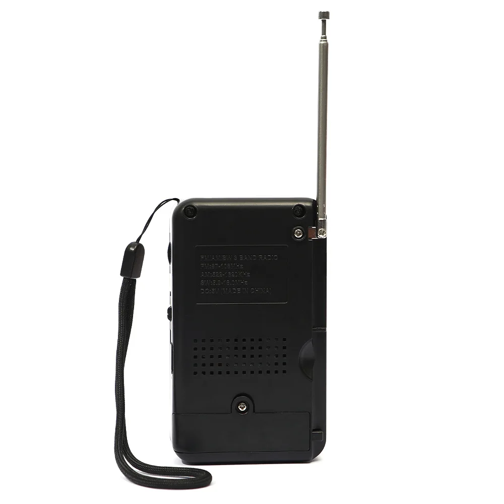 Mini Radio portátil DSP de bolsillo, FM/MW/SW/WB, inalámbrica, Bluetooth,  Subwoofer, barra de sonido