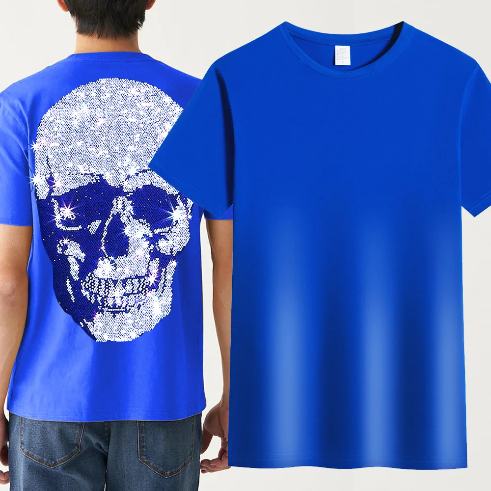 Tシャツ・カットソー AAKAM Rhinestone Graphic Raglan Half Top 5SH065 New Arrivals - Graphic Tees, Tank Tops, T-Shirts | INTO THE AM