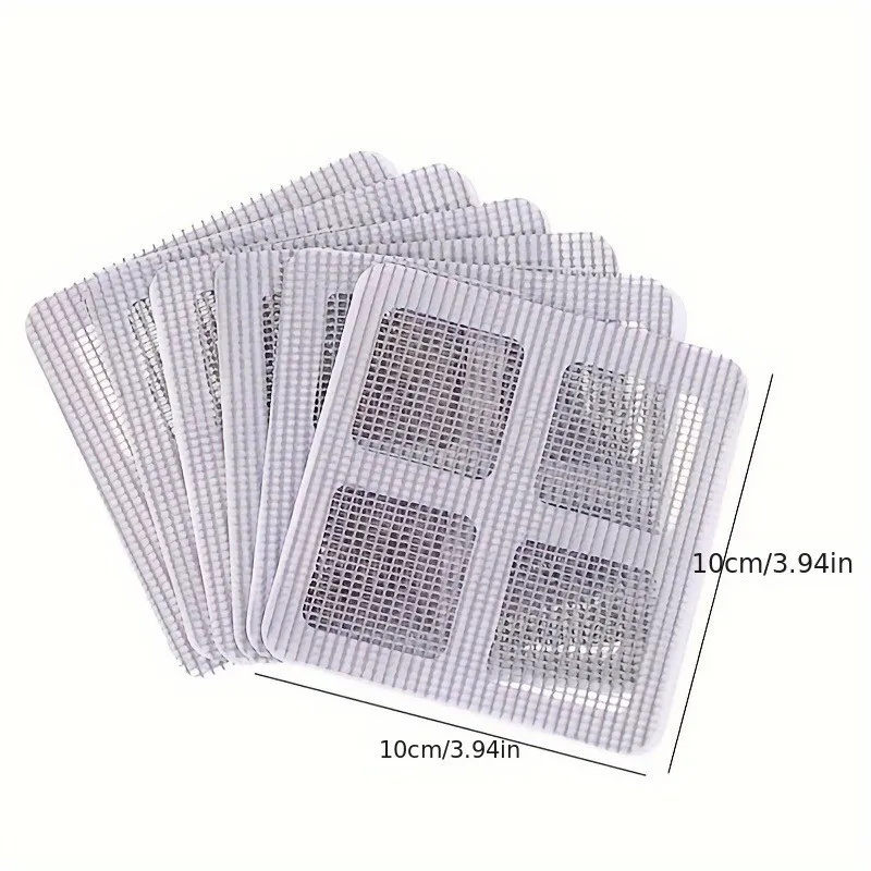 50pcs Disposable Drain Filters - Hair Catcher for Shower, Kitchen Sink Strainer, Bathroom & Outdoor Use 3
