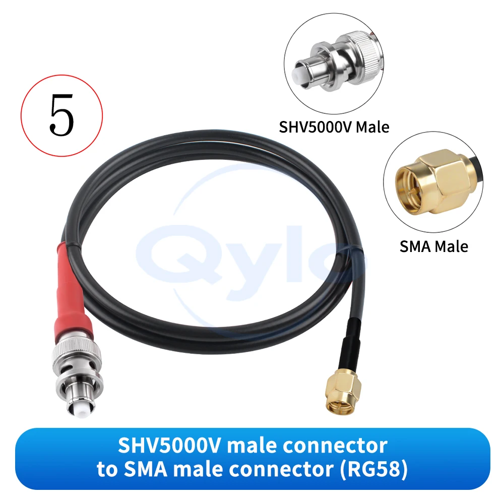 5000V Hochspannungs-BNC-Verbindungskabel BNC/SHV auf SMA Stecker/Buchse Koaxial-Testkabel SHV5000V auf SMA (1 Stück) – Detail 6