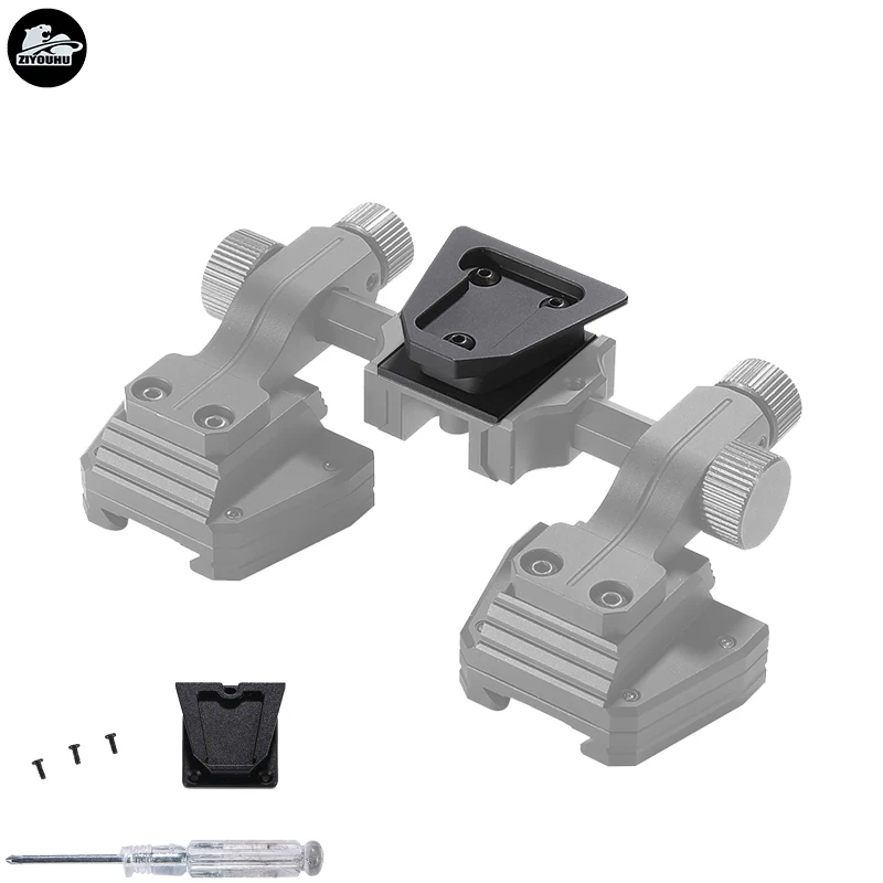 

Dovetail Bridge Adapter Bracket Mount Buckle for NVG10 NVG120 Head-worn Night Vision Device Binocular Metal Buckle Accessories