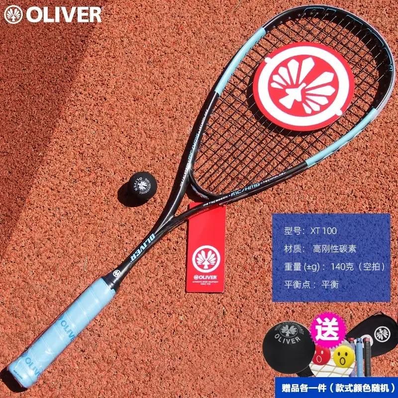 남성 여성을 위한 풀 카본 스쿼시 라켓, 초경량 트레이닝 라켓, 내구성을 위한 두꺼운 벽 디자인, 균형을 위한 105-130 그램