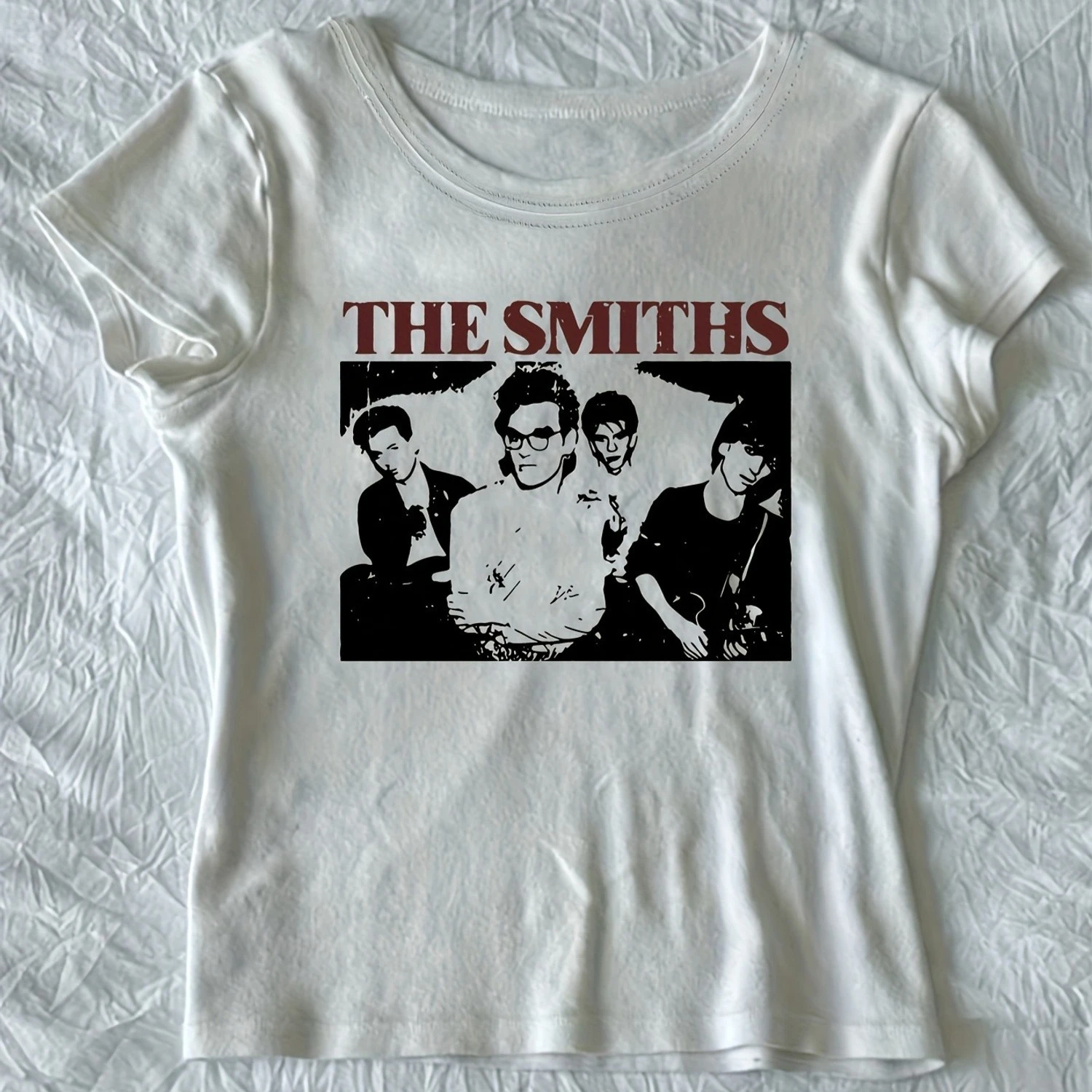 Y2K Retro THE SMITHS Summer Graphic Short Sleeve T-Shirt Men Women Cotton Casual Round Neck Top for Spring Summer Outfits 1
