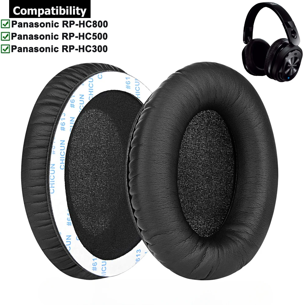 Cuscinetti Di Ricambio Cuscinetti Per Auricolari Per Panasonic Rp-Hc800 Rp-Hc500 Rp-Hc300 Cuffie Stereo Over-The-Ear Con Cancellazione Del Rumore