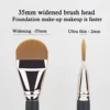 New Foundation Make-up Brush Round Head Ultra-thin Foundation Make-up Brush Liquid Foundation Flat Head Facial Mask Makeup Tool 3