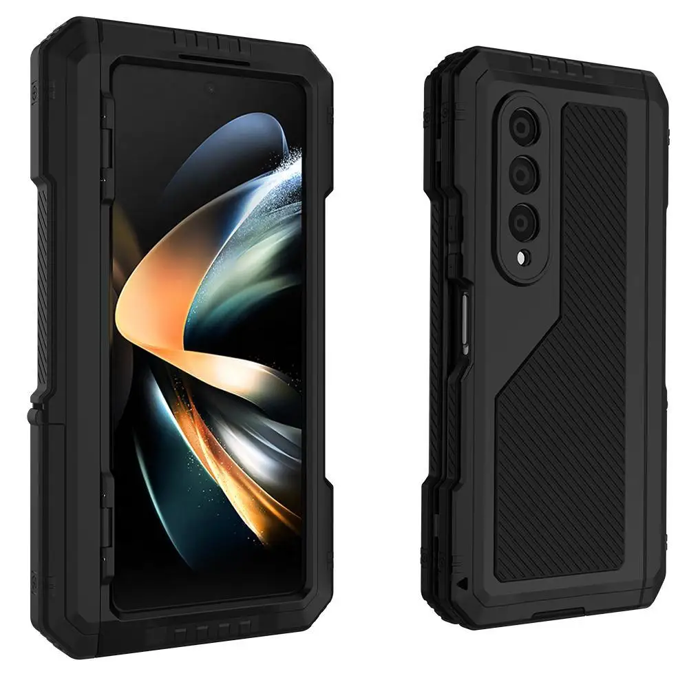 

Магнитный держатель для ручек, чехол для Samsung Galaxy Z Fold 4 Fold4, прозрачный чехол с HD прозрачной или античастной стеклянной пленкой