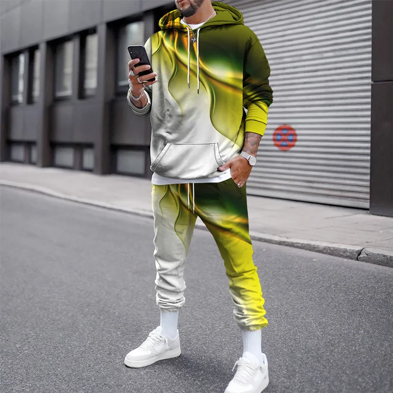 Newest Men's Pant Sports Suits Man Clothing Streetwear Autumn