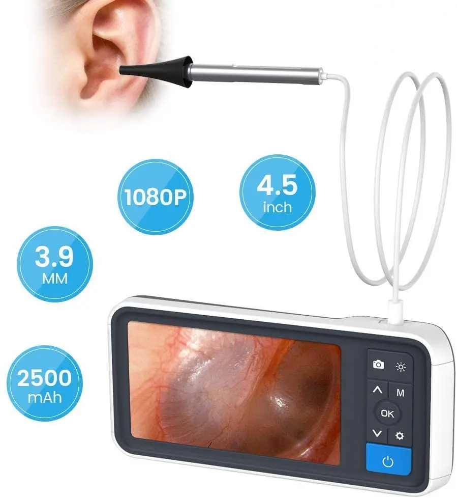 Otoscope Ear Cleaning Camera1080p Hd Ear Camera And Wax Remover, Ultra