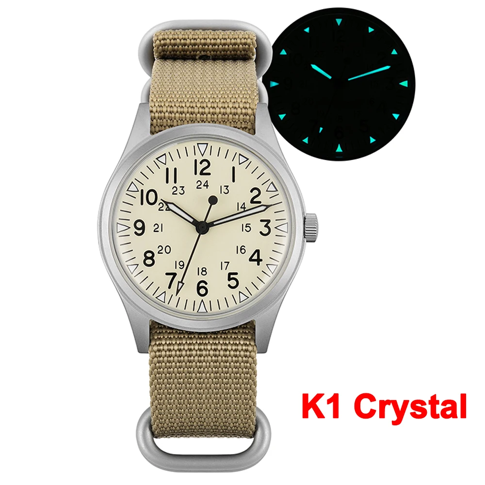 Militado ML07 Military Watch VH31 Quartz Movement Sapphire Crystal