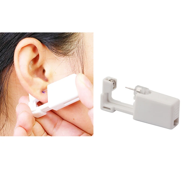 Disposable Ear Piercer Unisex Ear Piercing Tools Cute Simple Practical Convenient and Clean Geometric Type Earring Tool Set 3