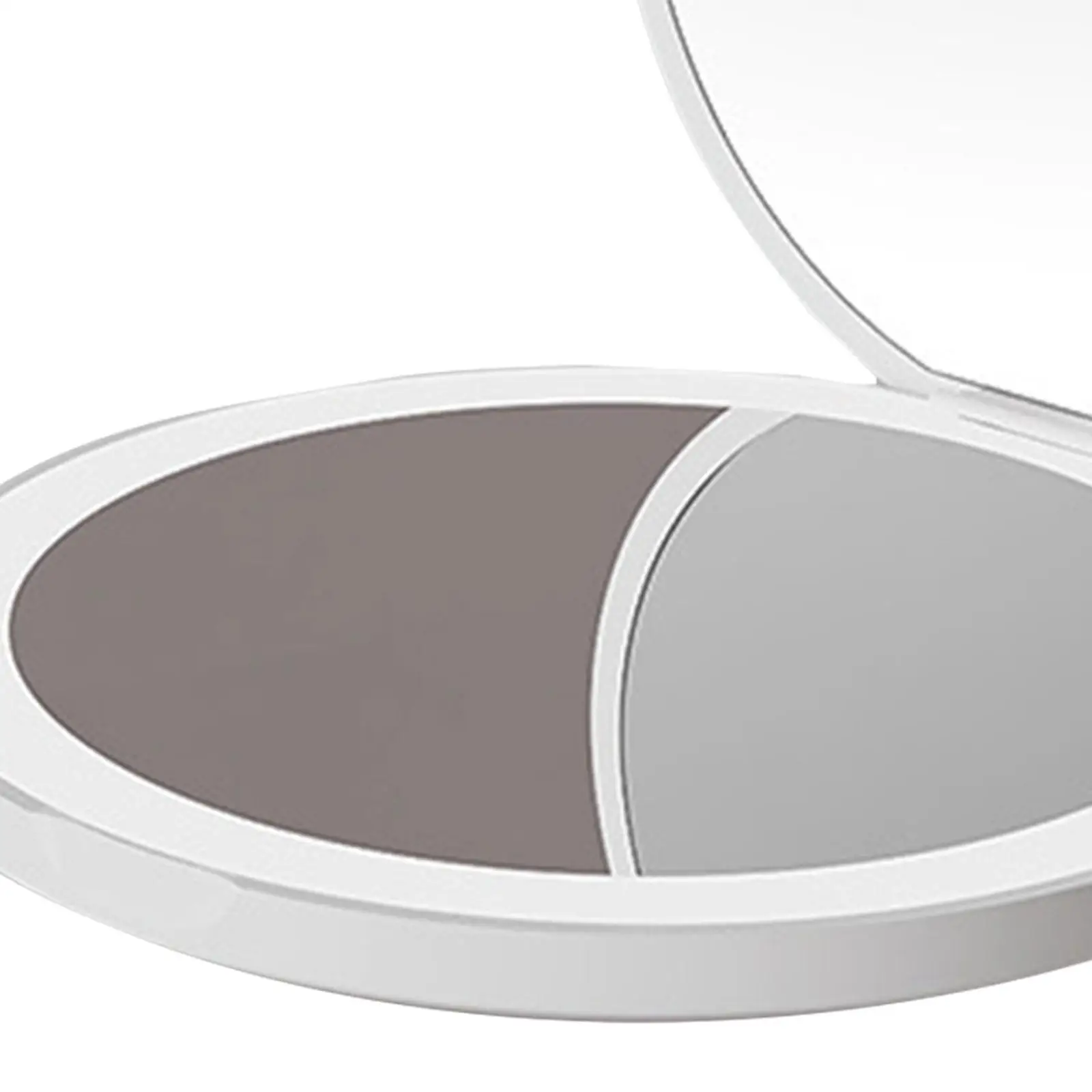 LED 조명 여행용 메이크업 거울, 밝기 조절 가능 USB 충전식, 휴대용 포켓 거울, 포켓 여행 핸드백 지갑