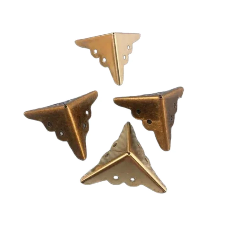 Decorative Corner Cover Iron Box Corner Yellow 20Pcs Protection Mini 18mm