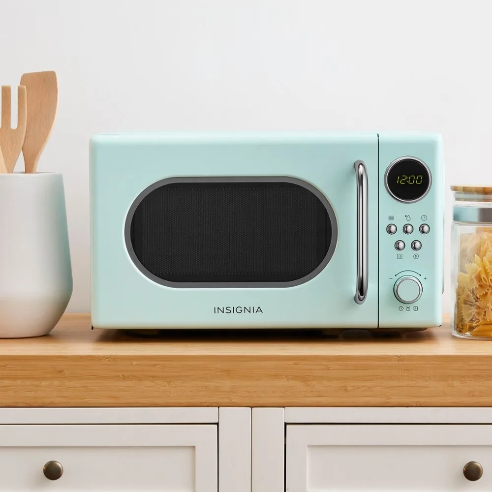 

Microwave Oven, 700 W of Microwave Cooking, .7 Cu. Ft. Interior, Digital LED Display with Control Knob, Microwave Oven