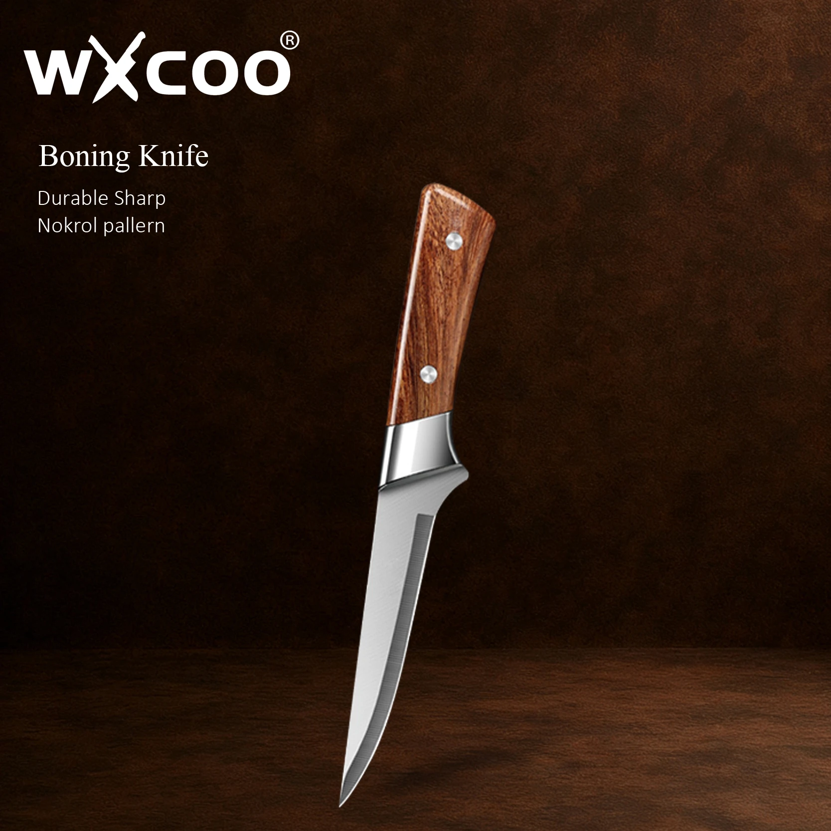 WXCOO Coltello da Pane 9.2 Pollici in Acciaio Inossidabile, Lama Seghettata per Pane Fatto in Casa, Bagel, Torte