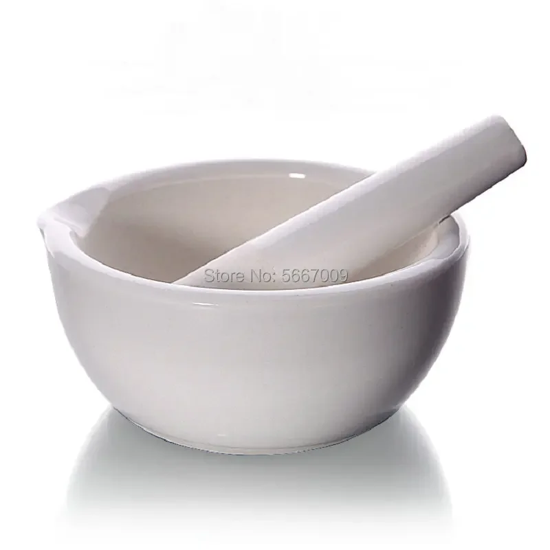 ID: 70MM 2.75" Lab Grinding Natural Agate Mortar And Pestle Set
