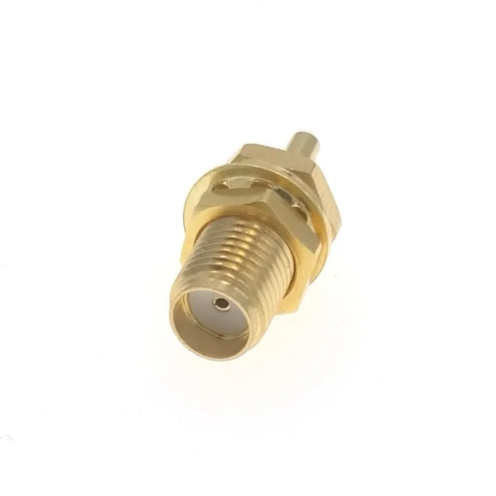 Description Picture 3 of itemSMA Female Nut Bulkhead RF Connector For 1.13 1.37 RG178 U.FL IPX Mini Coax Cable
