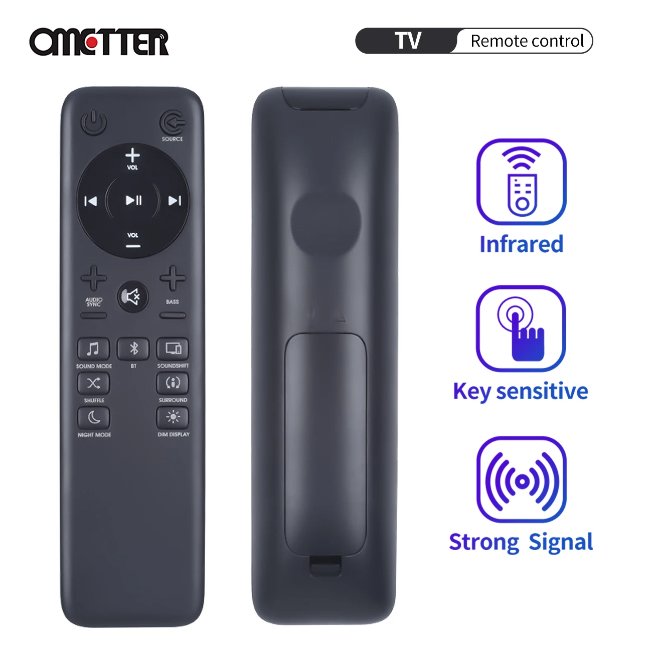 Adatto Per Jbl Bar 2.0 2.1 3.1 5.1 Tv Sound Home Theater Con Telecomando Bluetooth