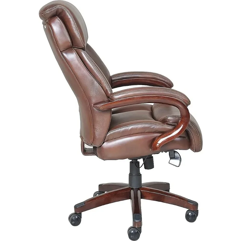 Roast Chestnut Bonded Leather Executive Office Chair Image 5