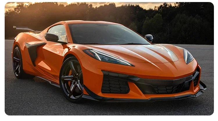 Z06-Style Body Kit For Chevrolet Corvette C8 Converte Z06 Bodykit Front Bumper Rear Bumper