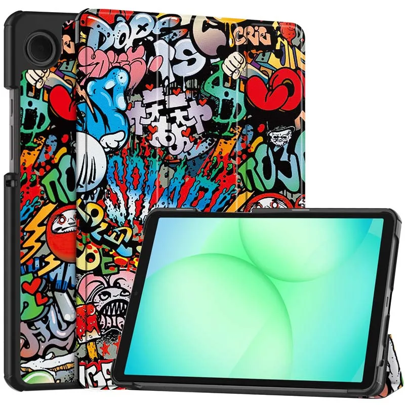 Cute PU Leather Flip Cover Case with Stand Holder, 8.7 Protective Casing