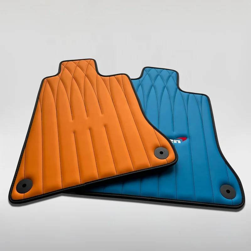 Роскошные автомобильные коврики для 720S 650S coupe spider GT3, из микрофибры, кожи, с левым рулем