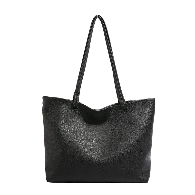 thumbnail image 1 of Bolso de hombro de PU clásico versátil básico de venta caliente para mujer 2024 nueva tendencia de moda bolso de mano de gran capacidad Женская Сумка, 1 of 5