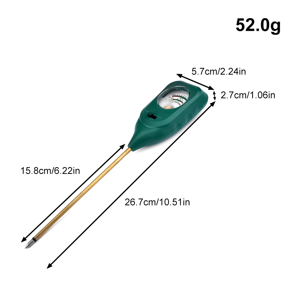 Plant Soil Moisture PH Meter Hygrometer Probe Watering Tester For Experiment Soil Moisture Analyzer Detector Measuring Tool soil moisture sensor soil tester soil moisture meter