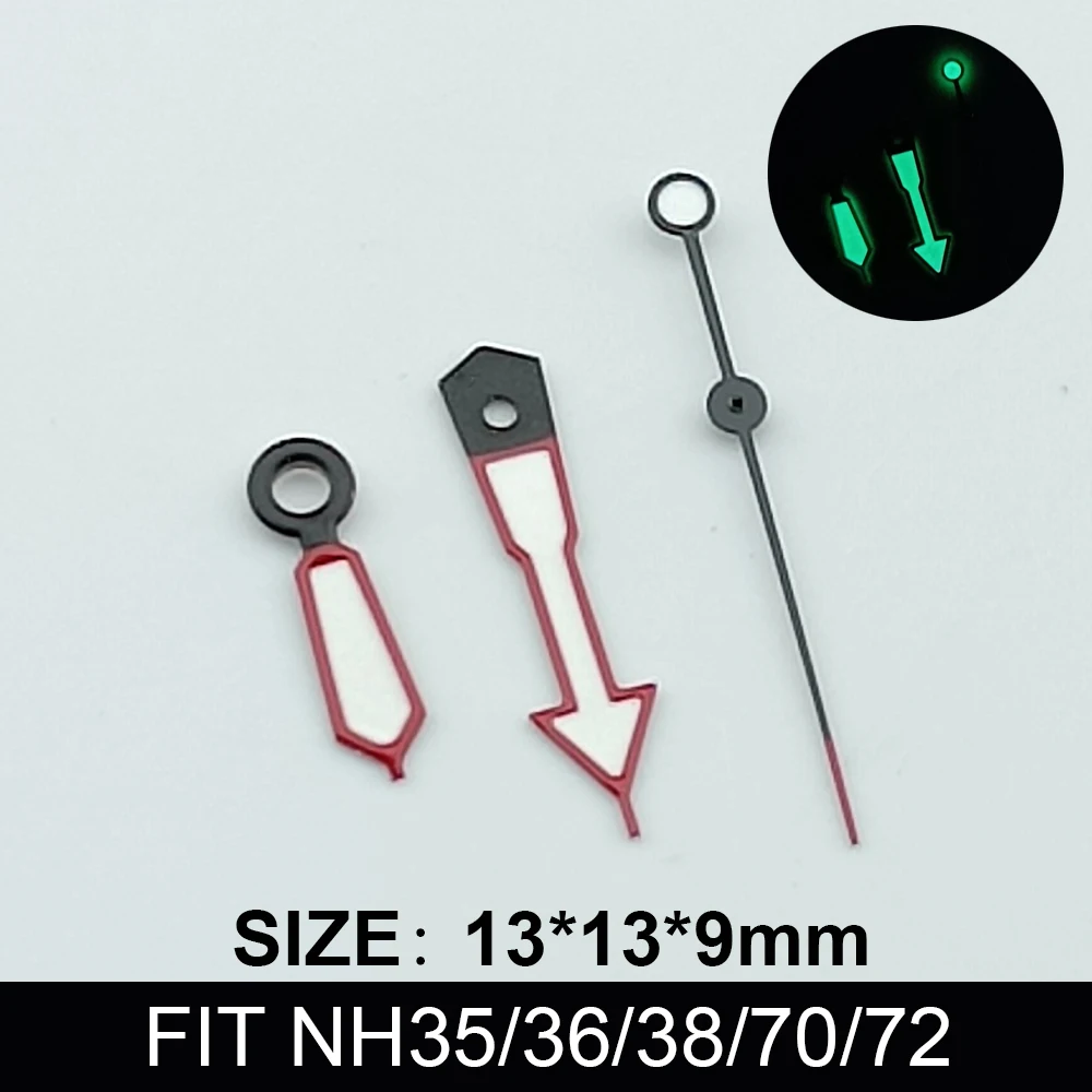 Watch Accessories NH35 NH36 Green Luminous Watch Hands for Automatic Movement watch accessories Watch Parts For Wristwatches