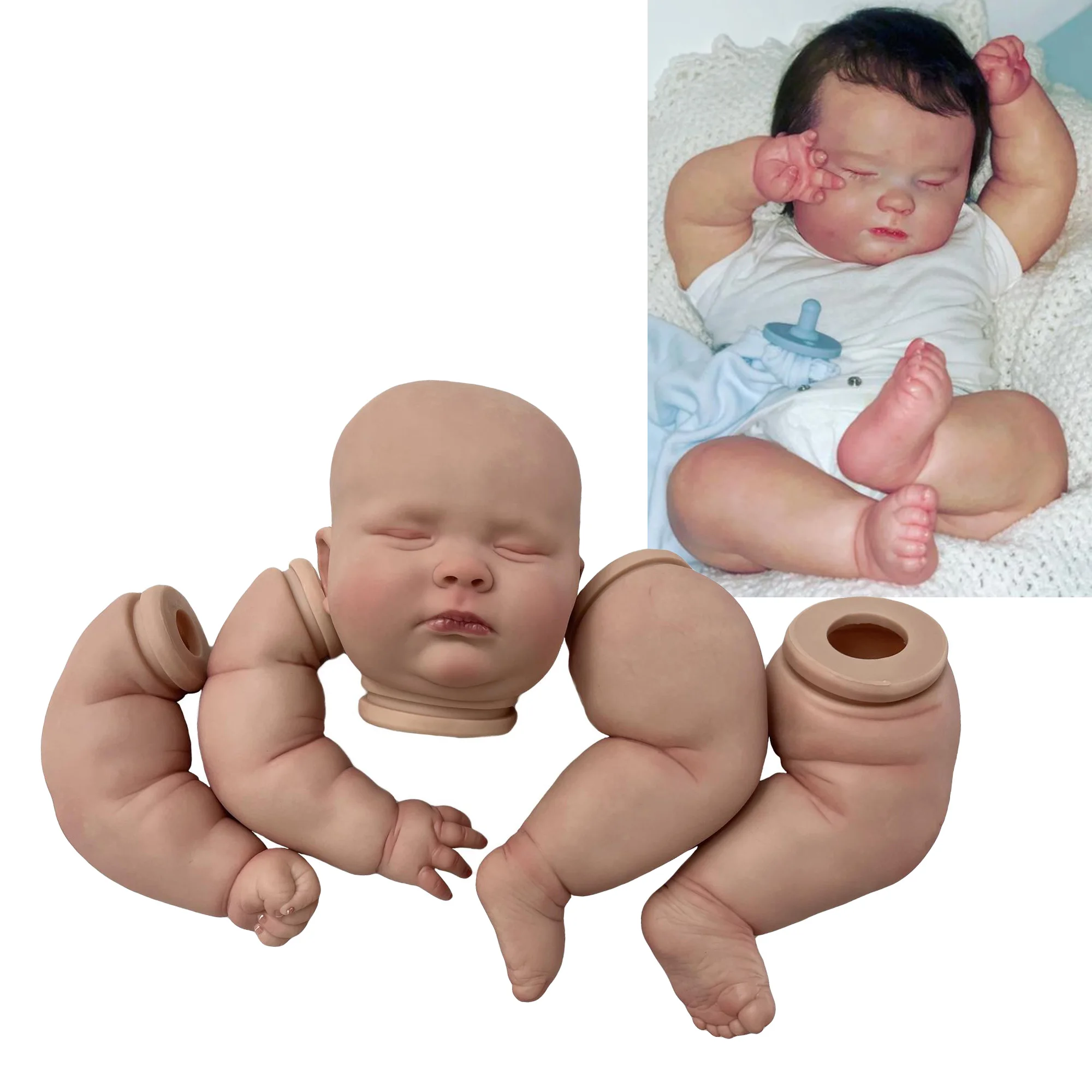 Reborn Doll Kit Joseph 24 Pollici Dipinto A Mano Reborn Doll Vinile Kit Non Assemblato Fai Da Te Toy Boneca Kit Bebé Reborn